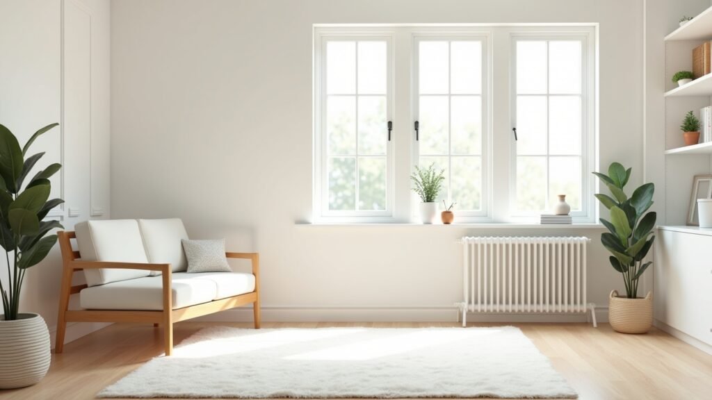 Organized clutter-free room