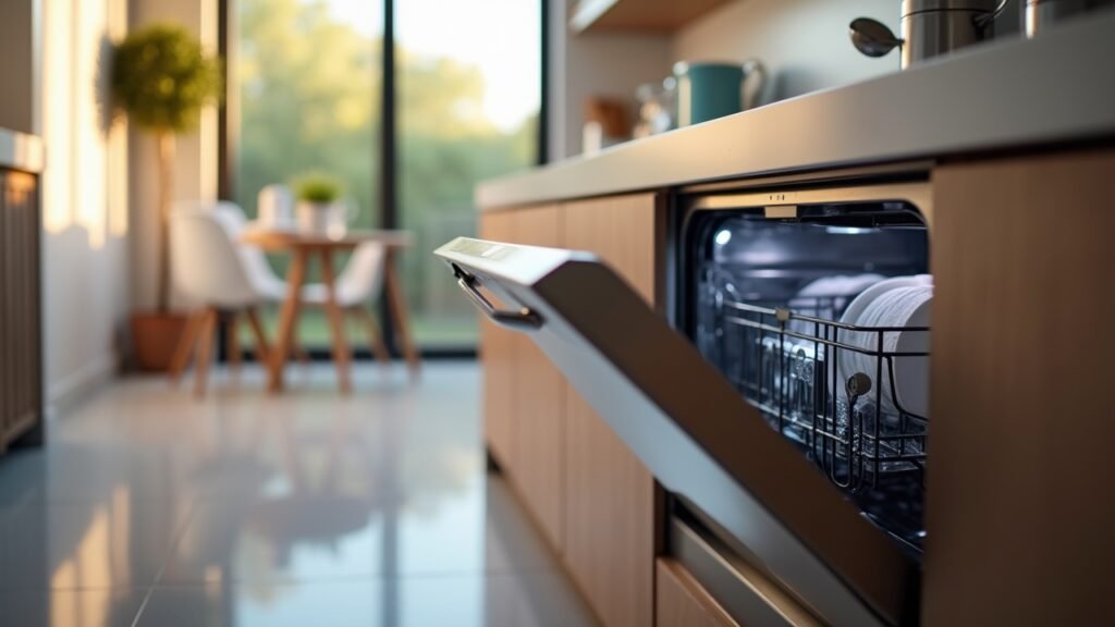 Running dishwasher cycle