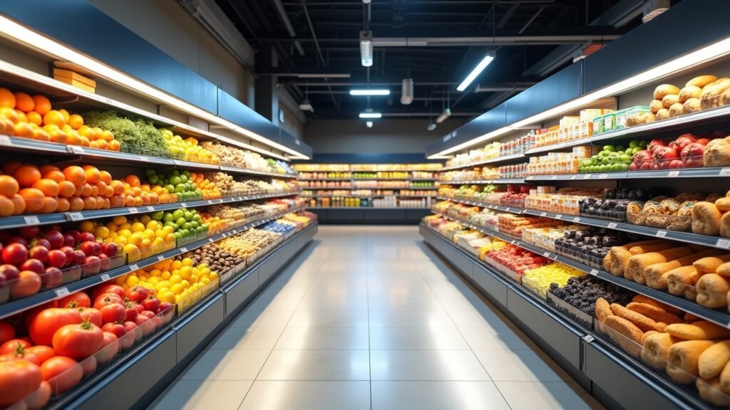 Organized grocery categories