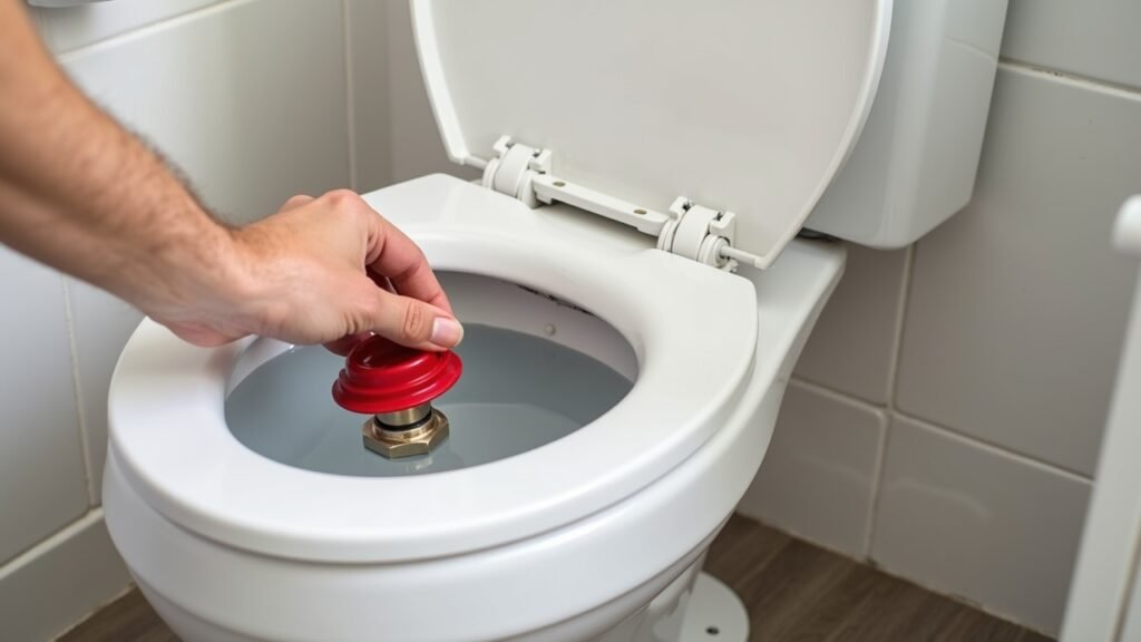 Replacing toilet flapper