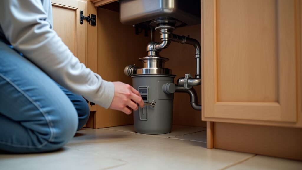 Using Allen wrench on disposal