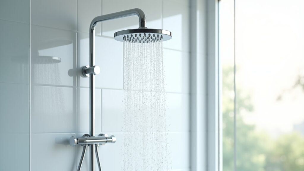 Clean high-pressure shower