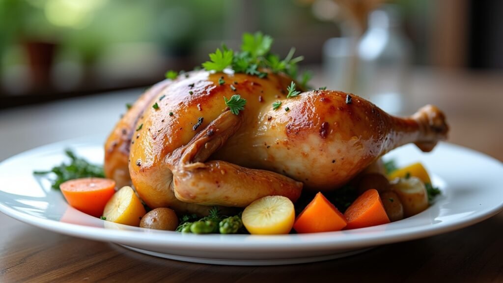 Finished chicken dish