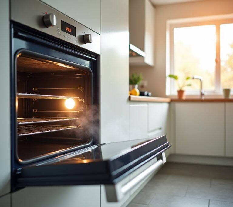 Cleaning oven interior