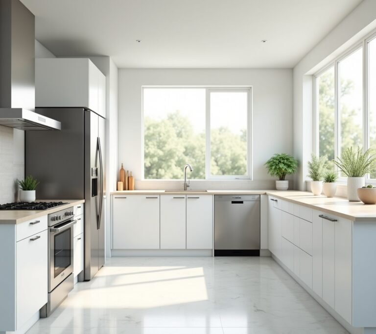 Cleaning stainless steel fridge