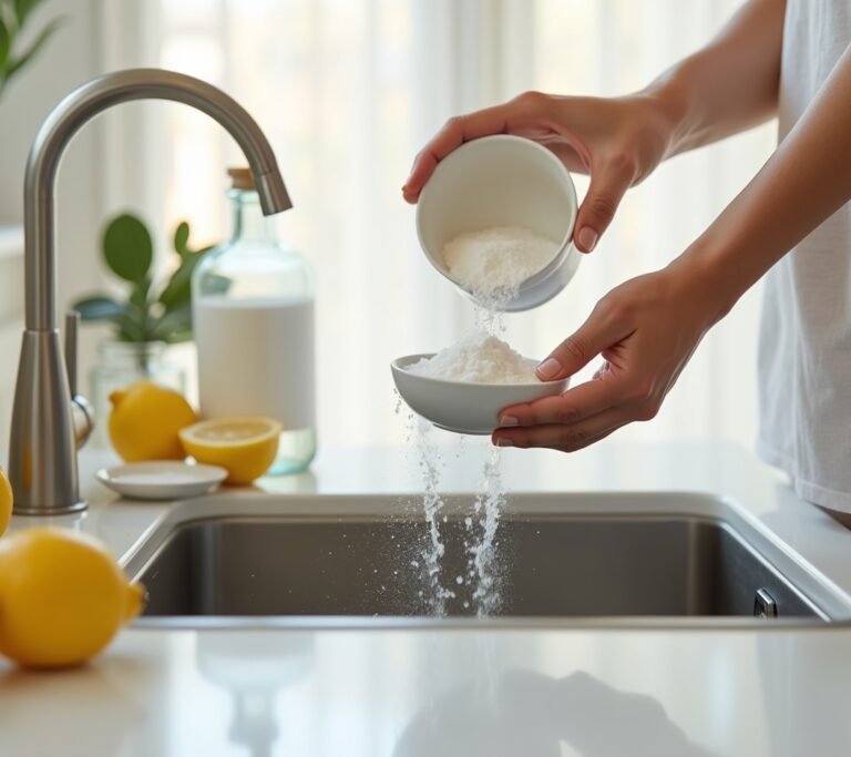 Baking soda and vinegar for drain