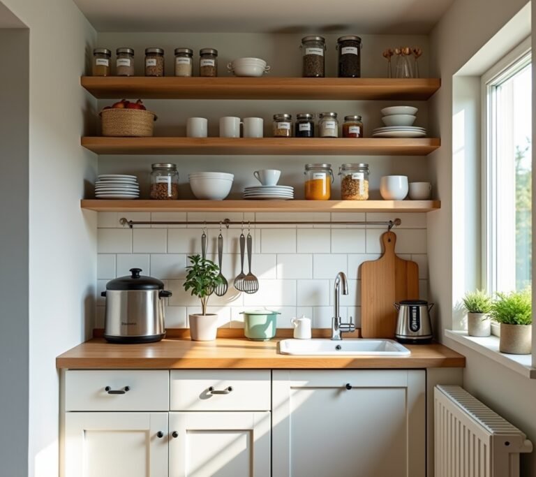 Organized small kitchen