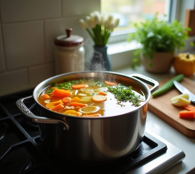 Vegetable scraps for broth