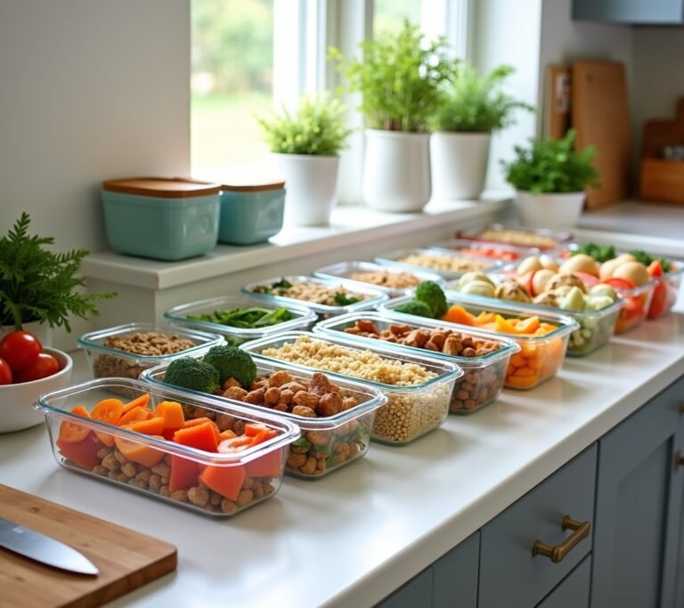 Batch cooking in progress