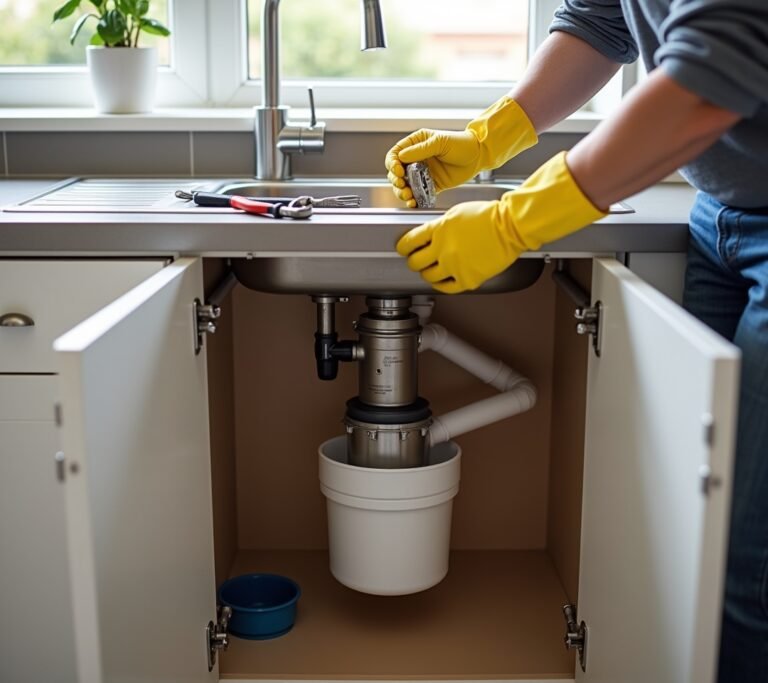 Clogged garbage disposal