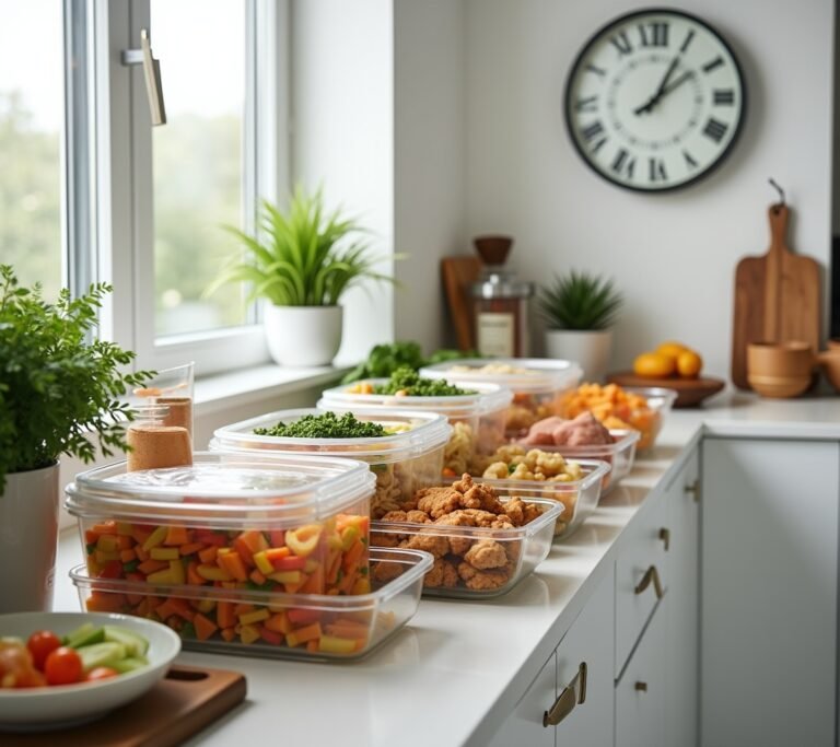 Freezer meals in containers