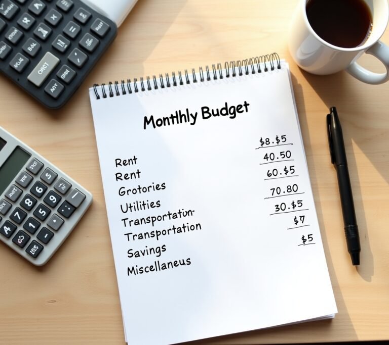 Blank budget worksheet