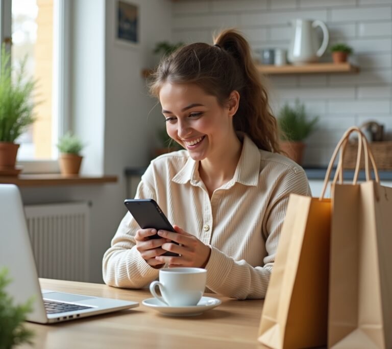 Cashback app on smartphone